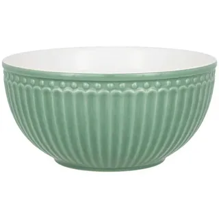 GREENGATE ALICE DUSTY GREEN Servierschale Grün Medium