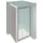 Hüppe 90 x 190 cm grau/silber ESG klar A20303087321