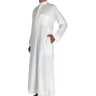Islamische Herrenbekleidung Thobe | Lässiger Fester Saudi-arabischer Thobe Für Herren - Kaftan Casual Arab Kaftan Kleidung Herren Islamische Kostüm