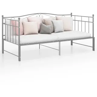 vidaXL Ausziehsofa 90 x 200 cm Grau