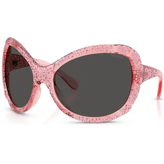 Sonnenbrille, Übergröße, Cat-eye-Form, SK6052, Rosa | OS