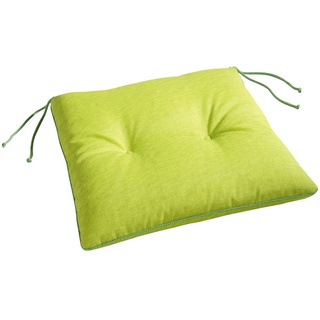 BEST Stuhlauflage »Stuhlauflage«, grün, Uni, BxL: 46 x 45 cm - gruen