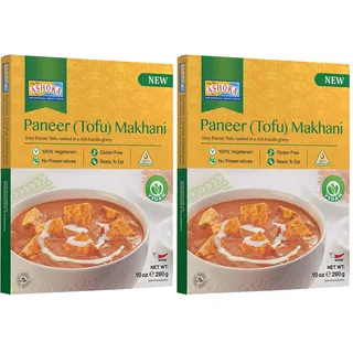 ASHOKA - Instant Makhani Paneer Tofu - 1 X 280 GR (Packung mit 2)