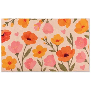 Astra Fussmatte Miabella, Rosa, Textil, rechteckig, 66x110 cm, Teppiche & Böden, Fuß & Stufenmatten, Fußmatten und Schmutzfangmatten