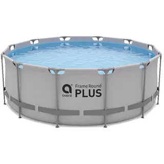 Avenli Framepool Frame Plus Pool 366x122 cm, Aufstellpool (Stahlrahmenpool, ohne Zubehör), Auch als Ersatzpool geeignet grau