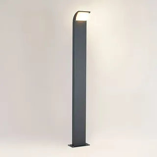 LUCANDE Wegeleuchte Aluminium 100 cm 1er Set schwarz