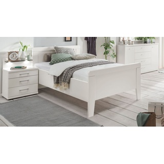 Preiswertes Seniorenbett in Weiß mit Fußteil 90x190 cm - Calimera