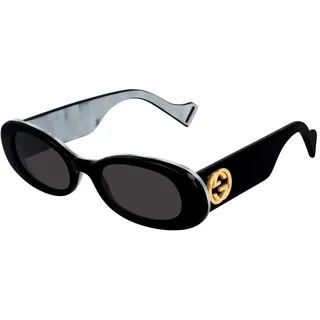 Gucci Gg0517s-001 52/20/145 Damen-sonnenbrille - Black - Flock/CAT3