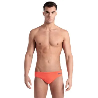 Arena Herren Badehose MENS SWIM BRIEFS SOLID 004773-300 5 - Bright Coral - 5