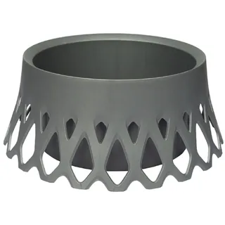 Plastia Roseta Grabschale Schale mit Bewässerung silber 30cm Durchmesser, 2L Wasserspeicher, 1606933093