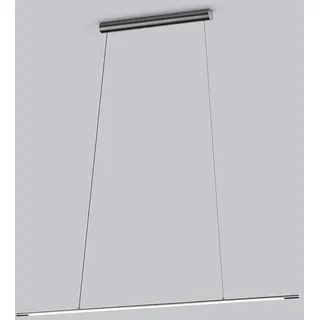 Helestra LEDA 1-flg. 133 cm titangrau eloxiert