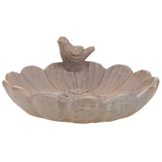 Badewanne Vogel vergoldet großes Modell - Mehrfarbig Rund Stein Amadeus 25.5x25 cm