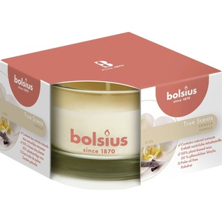 Bolsius True Scents Duftglas 5 cm vanille