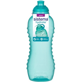 Sistema Twist 'n' Sip Squeeze Sports Wasserflasche | auslaufsichere Wasserflasche | 460 ml | BPA-frei | verschiedene Farben