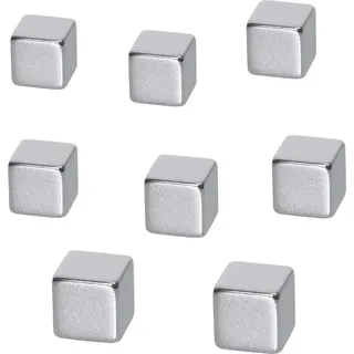 Sigel Magnete silber 1,0 x 1,0 x 1,0 cm