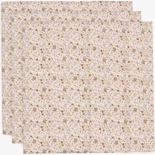 jollein Musselintuch 70x70 cm 3er-Pack, Flower Fairies
