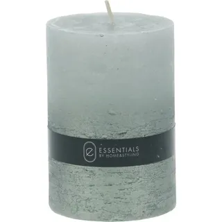 Home Styling Collection DIP DYE Kerze 10 cm grau/grün