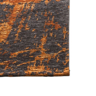 Vintage Teppich Scroom 140 x 200 cm Mischgewebe Orange Terrakotta