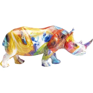 Kare Design Deko Figur Colored Rhino, 17cm