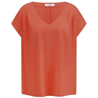 Bluse V-Ausschnitt Emilia Lay orange, 42