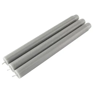 Kaheku Stabkerze Nordica Grau 2,6 cm x 20 cm Unparfümiert