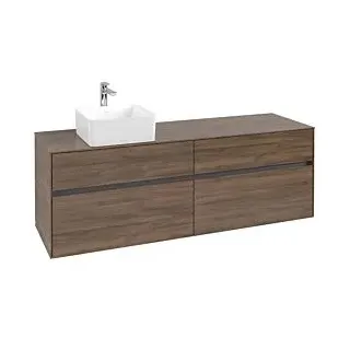 Waschbeckenunterschrank 160 x 55 cm Arizona Oak
