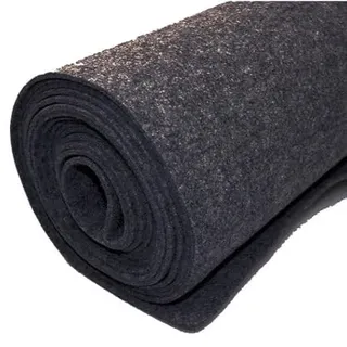 Carpet Studio Filz Teppich Schwarz, Filzstoff 200 x 500 cm, Filzmatte, Teppichboden, Filz Meterware für Party, Camper, Boote, Lieferwagen, BFLs1