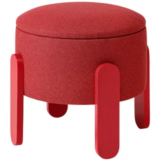 IKEA FÖRLUNDA Pouf mit Stauraum/Tonerud rot mit Stauraum/Tonerud rot