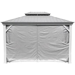 Sojag Vorhang-Set für Pavillon Messina 10 x 12 m Taupe/Grau