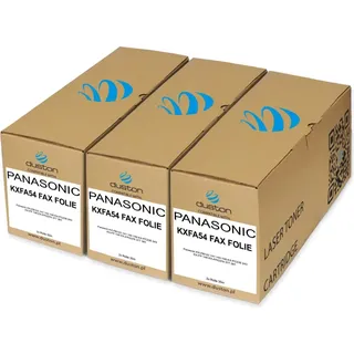 6x KXFA54X, KX-FA54X Duston Fax Folie kompatibel zu Panasnic KX-FB143 141 145 148 KX-FC238 243 KX-FP 148 KX-FPG376 377 381
