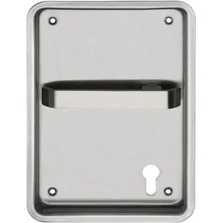 Marchesi Turnhallenmuschel links Edelstahl 170 x 240 mm