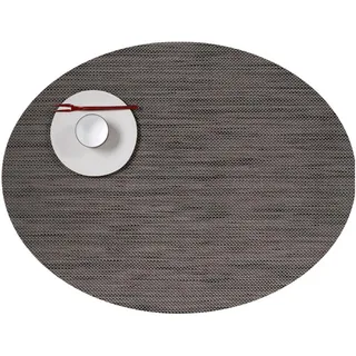 Chilewich, Tischset, Mini Basketweave Tischset Indigo oval (1 Stk., 49.50 x 36 cm)