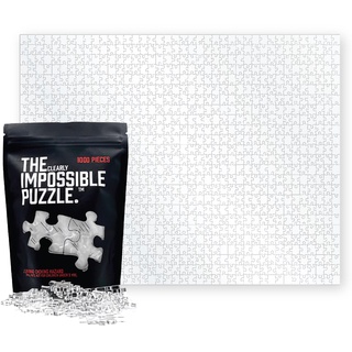 The Clearly Impossible Puzzle 100, 200, 500, 1000 Teile Hartes Puzzle für Erwachsene Coole Schwierige Puzzles Klare Härteste Puzzle - Schwieriges Lustiges Puzzle für Erwachsene (1000 Teile)