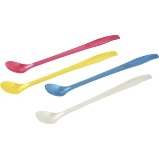 Fackelmann Langstiellöffel 6 St. Edelstahl 22 cm Mehrfarbig