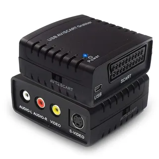 Rybozen Grabber Video-Capture-Karte überträgt Hi8 VHS TV-Format auf DVD, Scart auf USB, Audio- und Video-Recorder für Windows 7, 8, 10, 11 / Mac OS Analog-Konverter auf Digital
