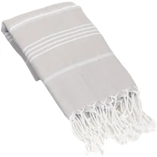herémood Hamamtücher Premium Saunatuch - 100% Baumwolle Saunahandtuch und Strandtuch, Hochwertiges Badetuch und Duschtuch - Extra Groß und Leicht grau