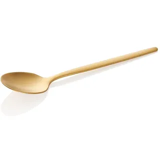WAS Germany - Espressolöffel Set ALEX GOLD, mit gold, matter PVD Beschichtung, 11 cm, Set á 12 Stück, Chromnickelstahl 18/10