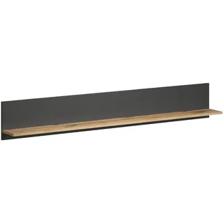 trendteam Wandregal Esteban 167 x 25 x 18 cm Grau