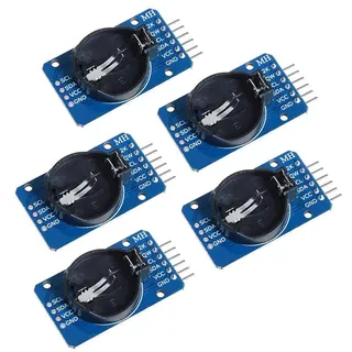 Hailege 5pcs Real Time Clock RTC Modul Uhr-Modul Echtzeit-Uhr-Modul IIC RTC-Modul ohne Batterie
