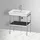 White Tulip Metallkonsole mit Ablage WT454005858