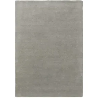 benuta Nest Wollteppich, Grau, Textil, Beton Optik, Rechteckig, 300x400 cm, pflegeleicht, Teppiche & Böden, Teppiche, Naturteppiche