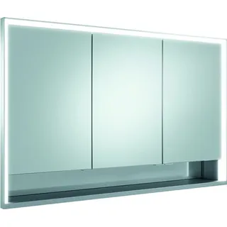Keuco Royal Lumos Wandeinbau 120 cm silber eloxiert offenes Fach smarthome fähig