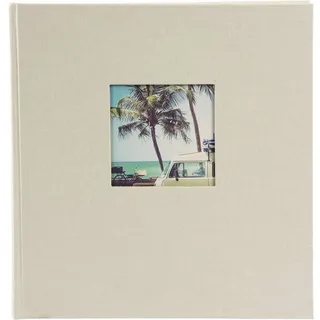 Goldbuch Bella Vista sandgrau 30x31 100 weiße Seiten 31723