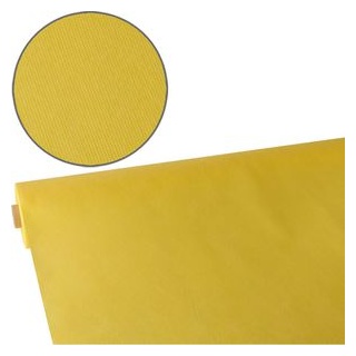 Papstar Tischtuchrolle 84951, gelb, Vlies, Soft Selection, 0,9m x 40m