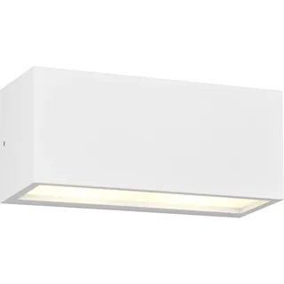 Trio Außenwandleuchte Aluminium 218560231 2x E14 spritzwassergeschützt Weiß Matt
