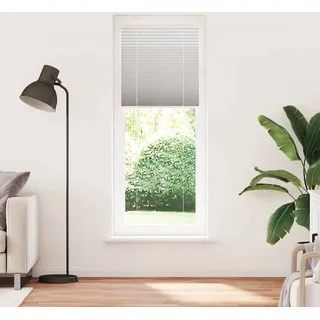 Plissee Hellgrau 80x200 Cm Stoffbreite 79,4 Cm Polyester