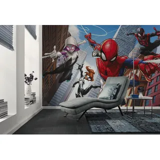 KOMAR Marvel Spider-Man Swinging Crew", bunt, B:400m H:250m, Vlies, Tapeten