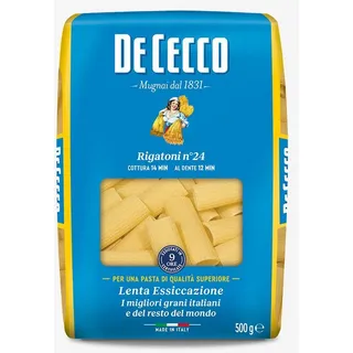De Cecco Rigatoni Nummer 24 Teigwaren aus Hartweizengrieß 500g