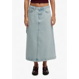 Superdry Jeansrock Maxiröcke Blau XS