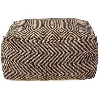 SITZPOUF Ethno Style mit Zickzack-Muster, 60/60/30 cm